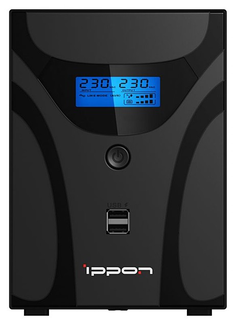 ИБП Ippon Smart Power Pro II 2200 1200Вт 2200BA черный