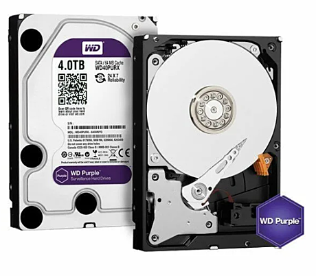 4 ТБ Внутренний жесткий диск Western Digital Purple (WD40PURZ-85AKKY0)