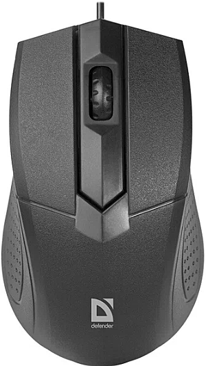 Мышь Defender Optimum MB-270, 1000dpi, USB, черный