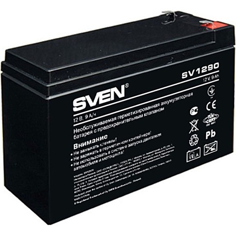 Батарея аккумуляторная Sven SV1290 (12V 9Ah)