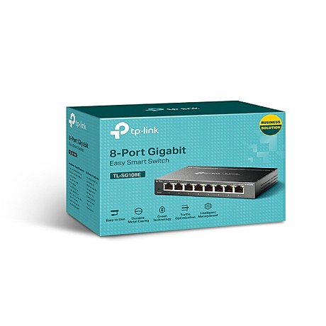 Сетевое оборудование - TP-Link TL-SG108E 8-Port-Gigabit-Easy-Smart-Switch